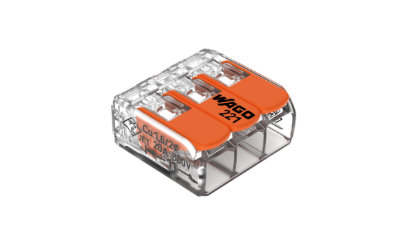 221-413 - Wago - 3 Way Connector pack of 50