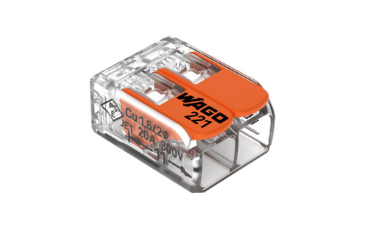 221-412 - Wago - 2 Way Connector pack of 100