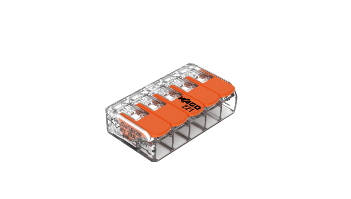 221-415 - Wago - 5 Way Comp Connector pack of 25