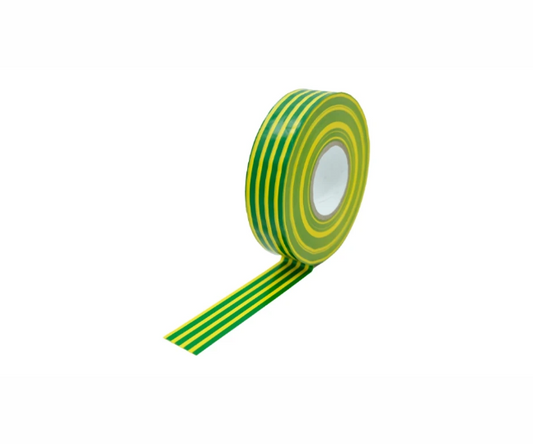 22TAPE24 - Deta - Green/Yellow Insulation Tape 19mmx33m