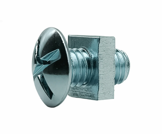 44RNB612 - Deta - Nut & Bolt M6X12mm pack of 200