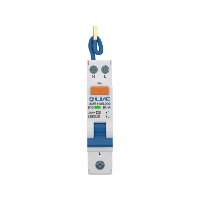 AMR110B-030 - Live Electrical - 10A Mini RCBO 30mA