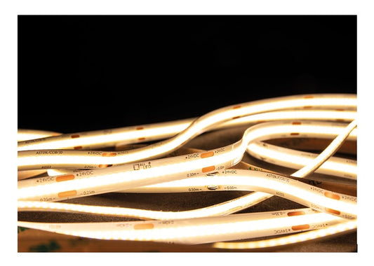 AST09L/COB/27 - ALL LED WARM WHITE 2700K IP20 COB LED TAPE per Meter