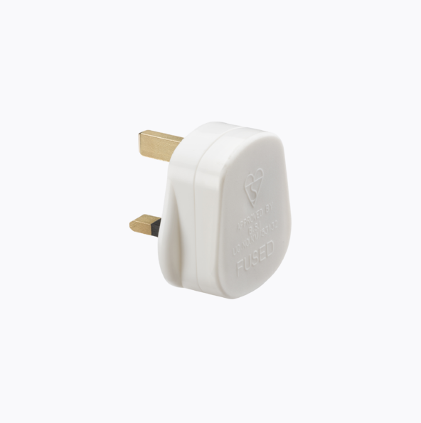 SN1383 - Knightsbridge - 13A plug top white