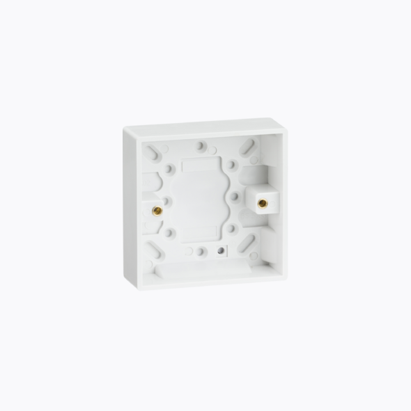SN1400 - Knightsbridge - single 25MM pattress box