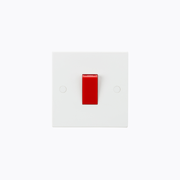 SN8331 - Knightsbridge - 1G 45A DP Switch with Red Rocker
